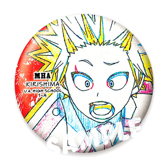 Eijiro Kirishima My Hero Academia Hero Button 12 [USED]
