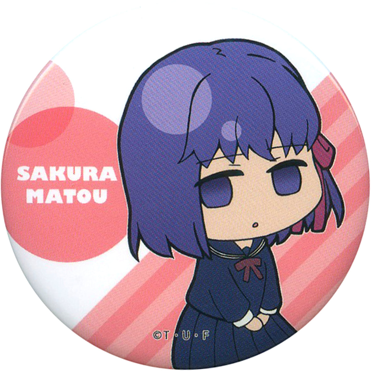 Sakura Matou Fate/stay night Heavens Feel III.spring song Illustration SD Button Chapter 1 B Theater Goods [USED]