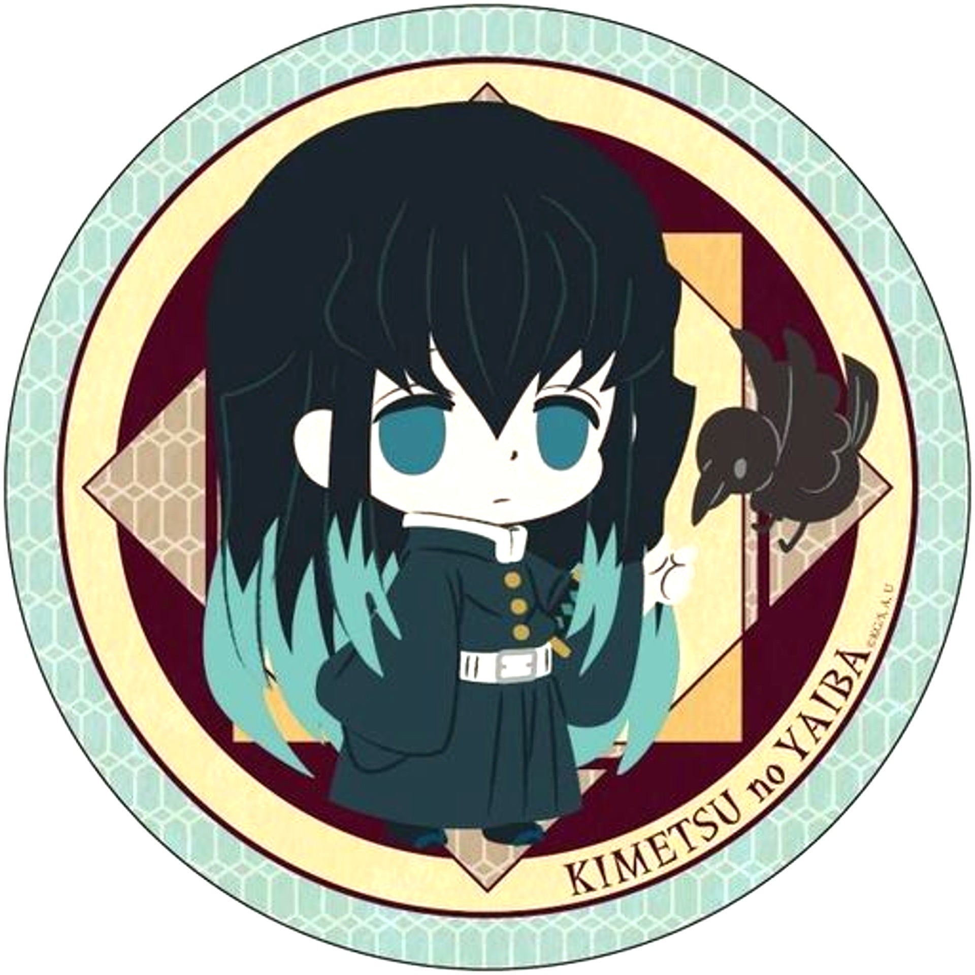 Muichiro Tokito Deformed Ver. Demon Slayer Deca Button [USED]