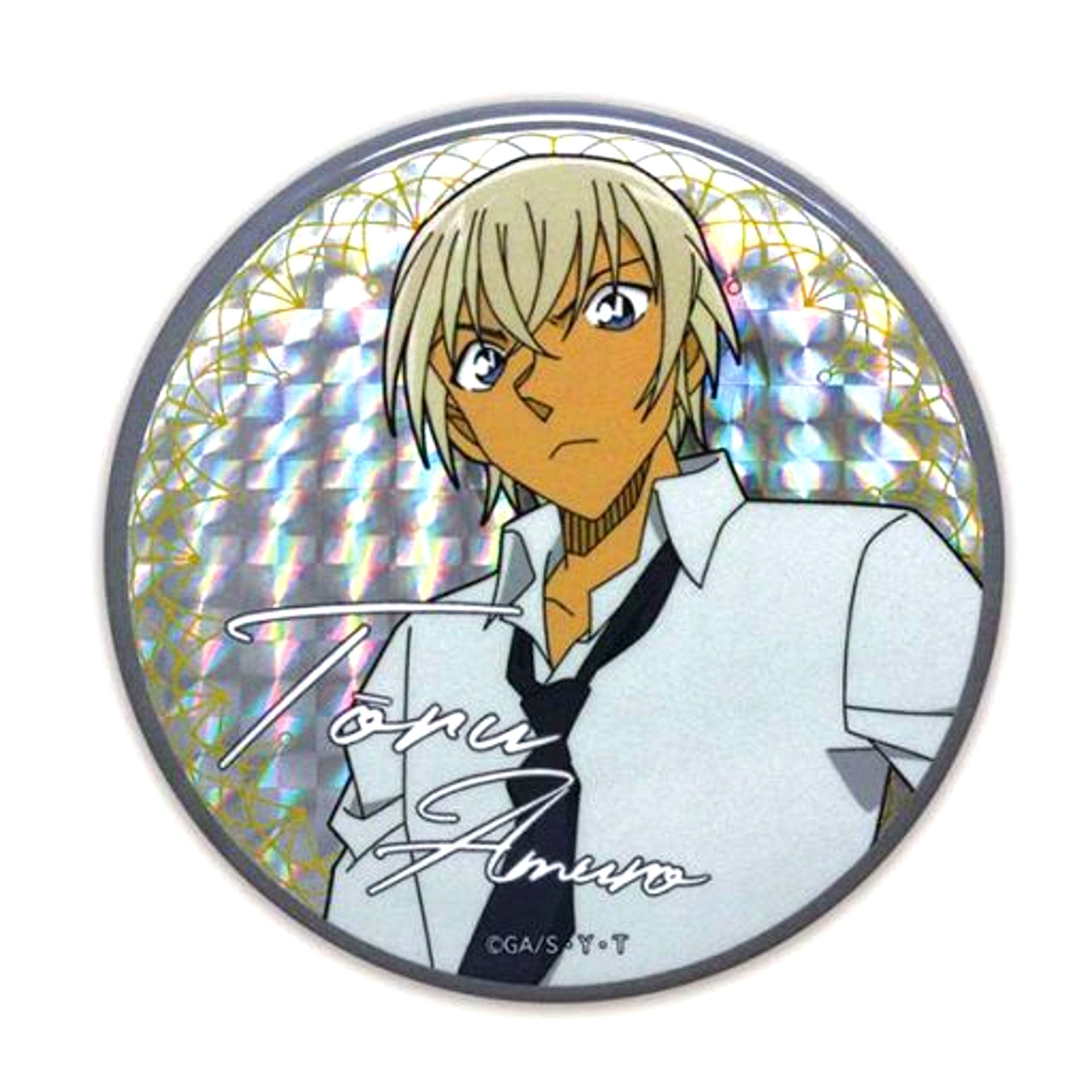 Toru Amuro 2020 Detective Conan Hologram Button [USED]