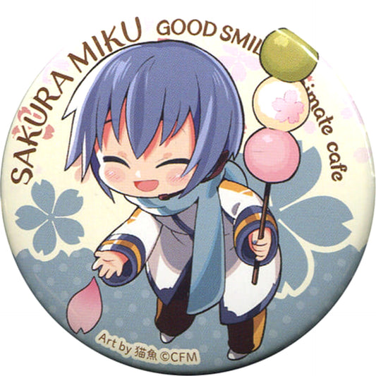 Vocaloid: Sakura Miku KAITO Cat Fish Illustration Trading Can Badge Good Smile animatecafe Limited Buttons [USED]