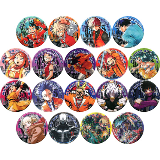 My Hero Academia Izuku Midoriya & Others Collection Can Badge Part 5 All 18 Types Set Buttons [USED]