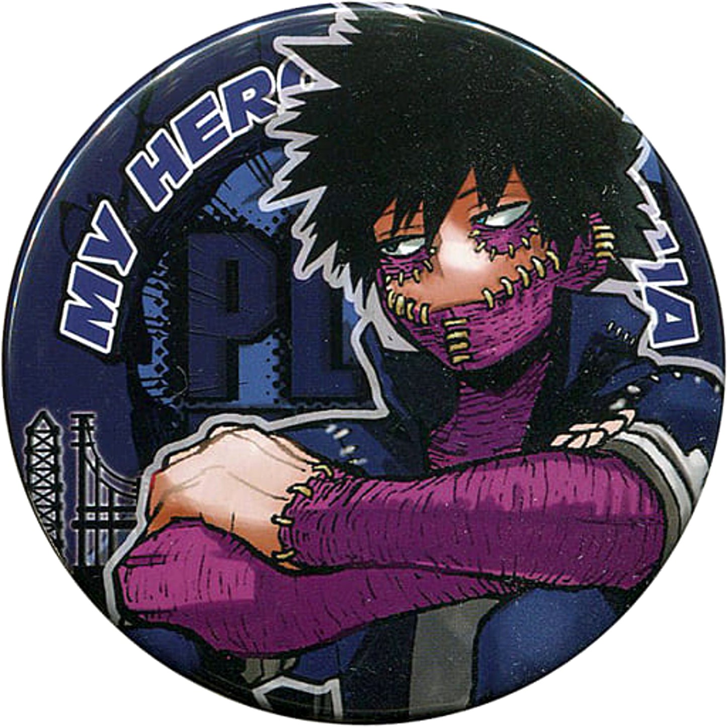 Dabi My Hero Academia Collection Button Part 5 [USED]