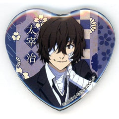 Bungo Stray Dogs Osamu Dazai Black Age Heart Can Badge Collection Buttons [USED]