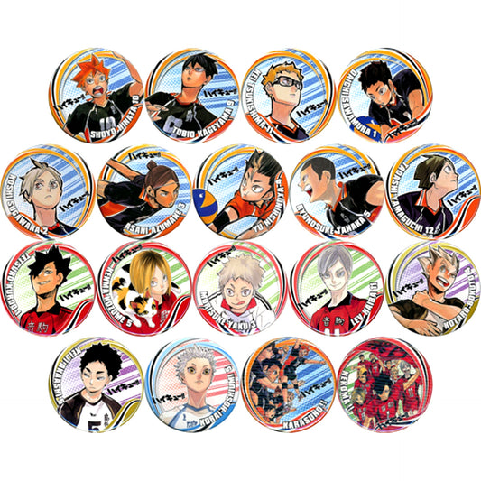 Set of 18 Haikyu!! Collection Button Vol. 6 [USED]