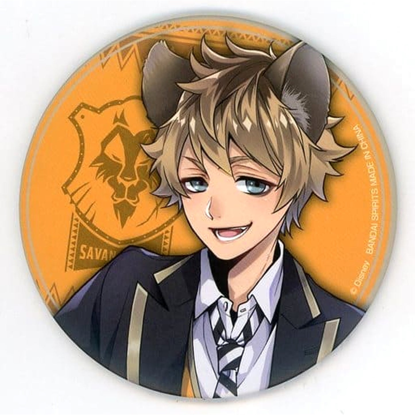 Disney: Twisted-Wonderland Ruggie Bucchi Ichiban Kuji Can Badge Assortment 1 Prize J Buttons [USED]
