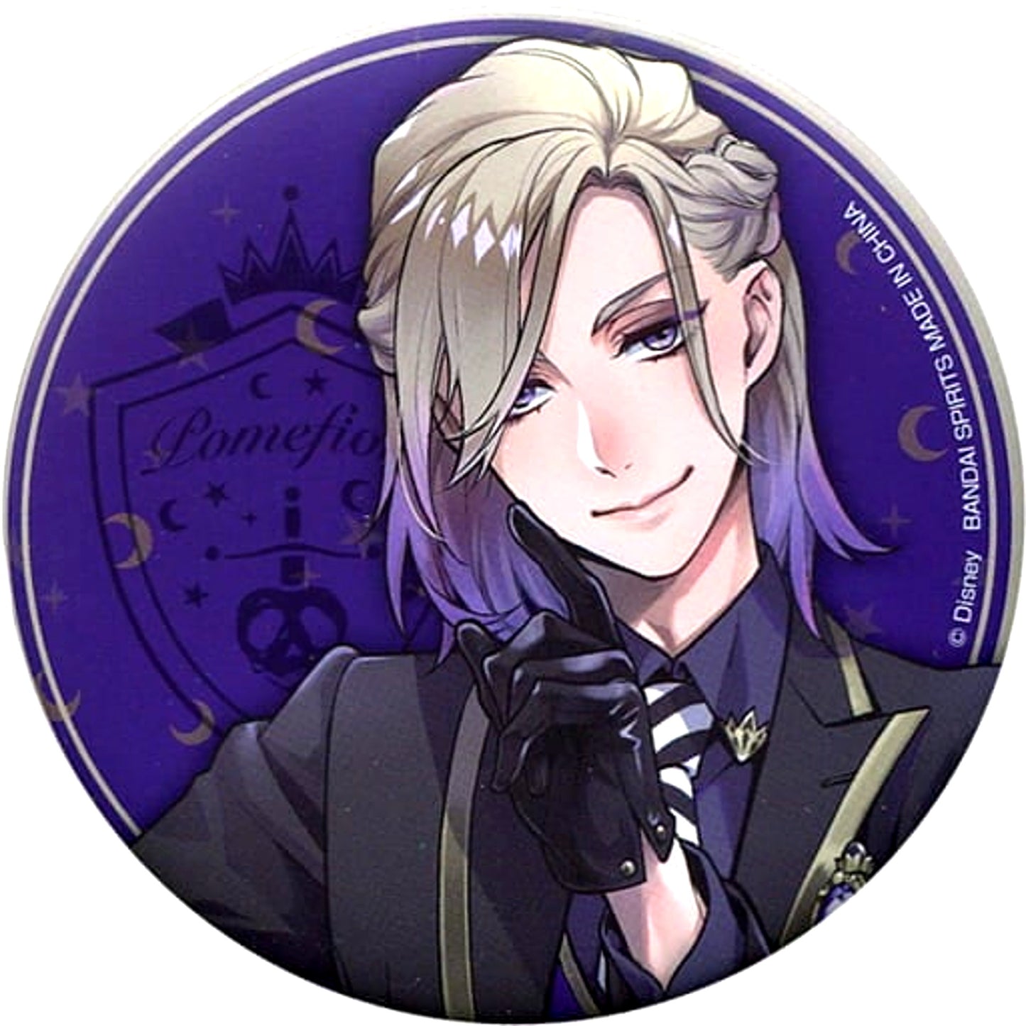 Disney: Twisted-Wonderland Vil Schoenheit Ichiban Kuji Button Assortment 2 Prize K [USED]