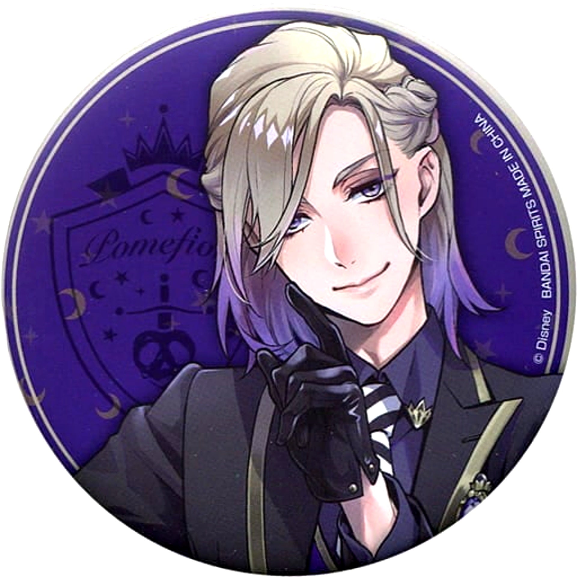 Disney: Twisted-Wonderland Vil Schoenheit Ichiban Kuji Button Assortment 2 Prize K [USED]