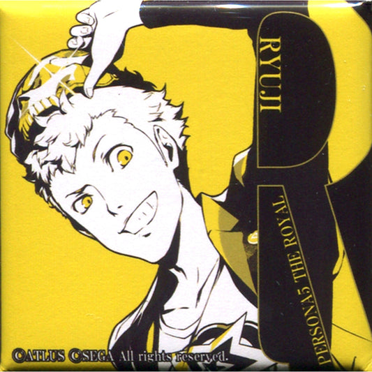 Ryuji Sakamoto Persona 5 Royal Limited Shop in Marui Trading Square Button [USED]