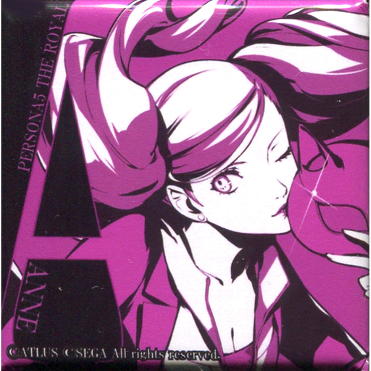 Ann Takamaki Persona 5 Royal Limited Shop in Marui Trading Square Button [USED]
