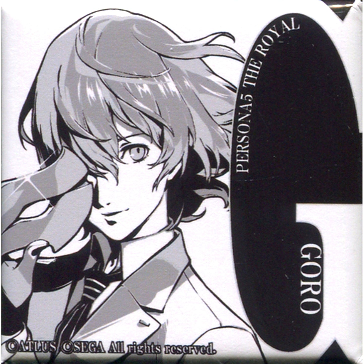 Goro Akechi Persona 5 The Royal Trading Square Button Limited Shop in Marui [USED]