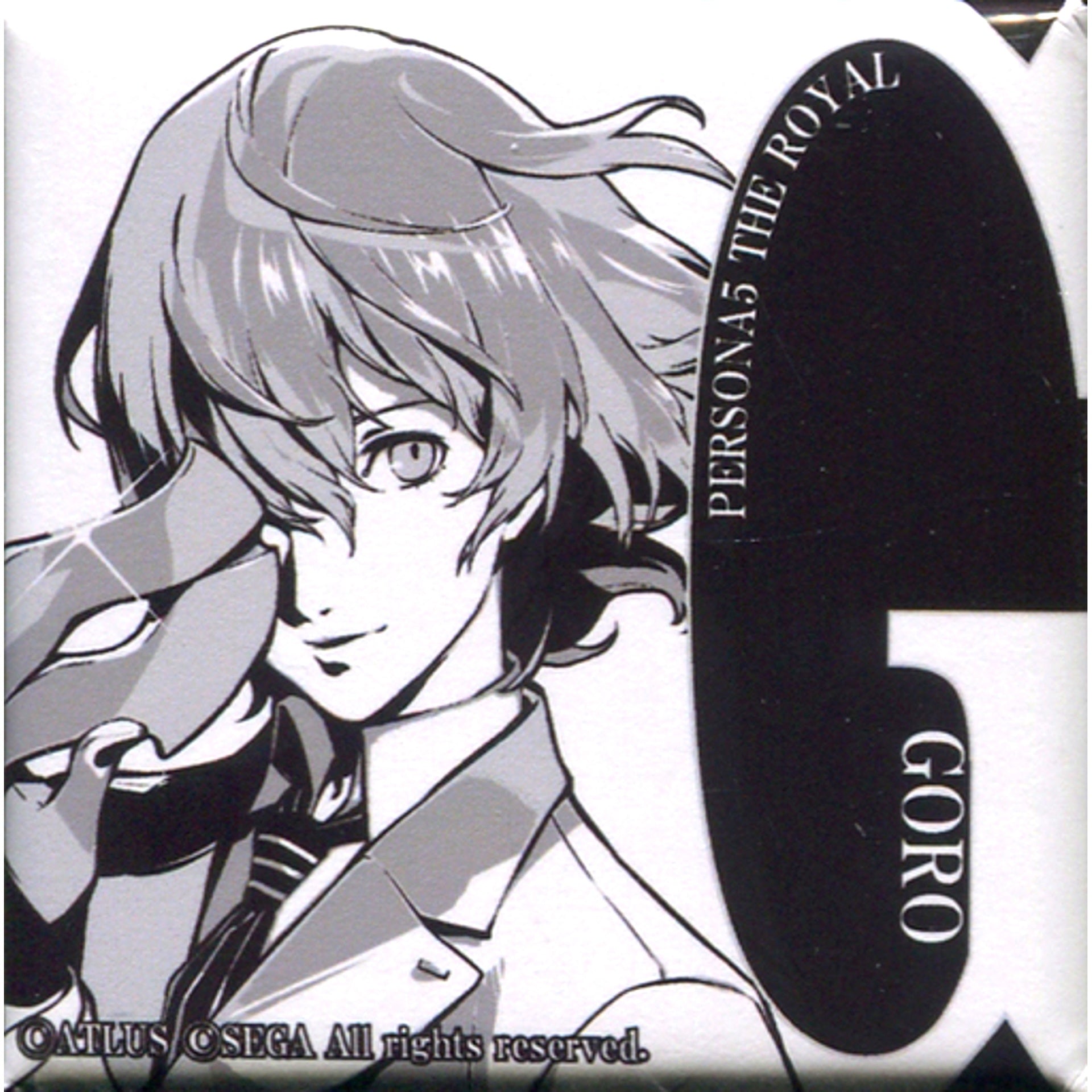 Goro Akechi Persona 5 The Royal Trading Square Button Limited Shop in Marui [USED]