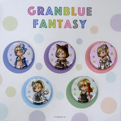 Granblue Fantasy Djeeta Mini Can Badge C97 Limited Included with Job Collection Bag 5 Piece Set Buttons [USED]