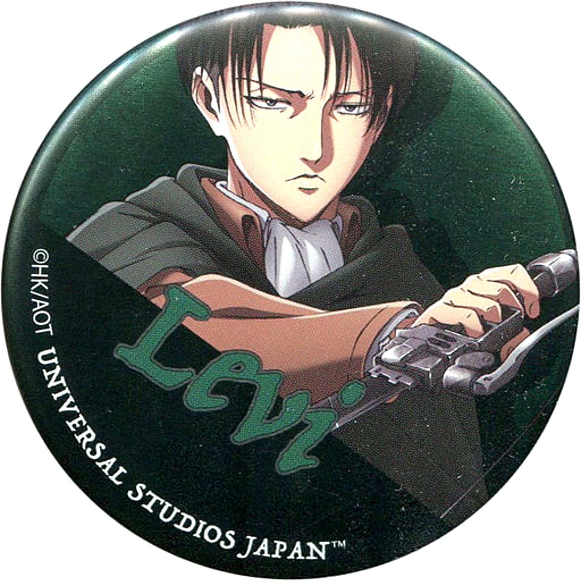 Levi Attack on Titan The Real Collectible Badge Universal Studios Japan Limited [USED]