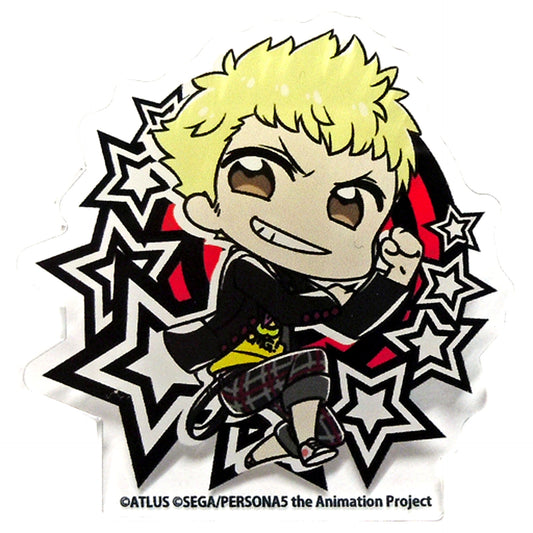 Ryuji Sakamoto webpon Persona 5 the Animation Prize E-2 Acrylic Badge [USED]
