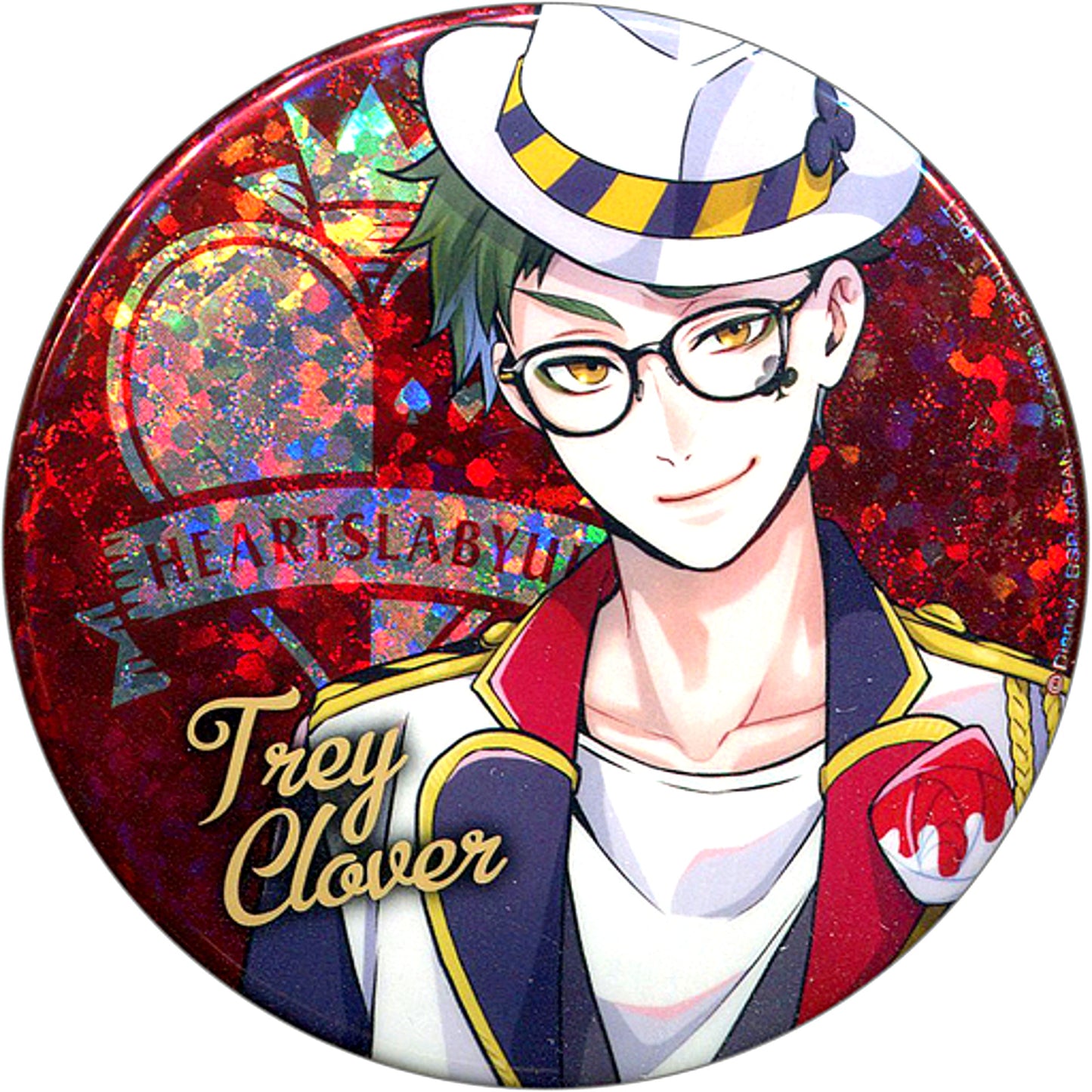Trey Clover Button Beginning of Story Vol. 1 Disney Twisted Wonderland Namco Limited [USED]