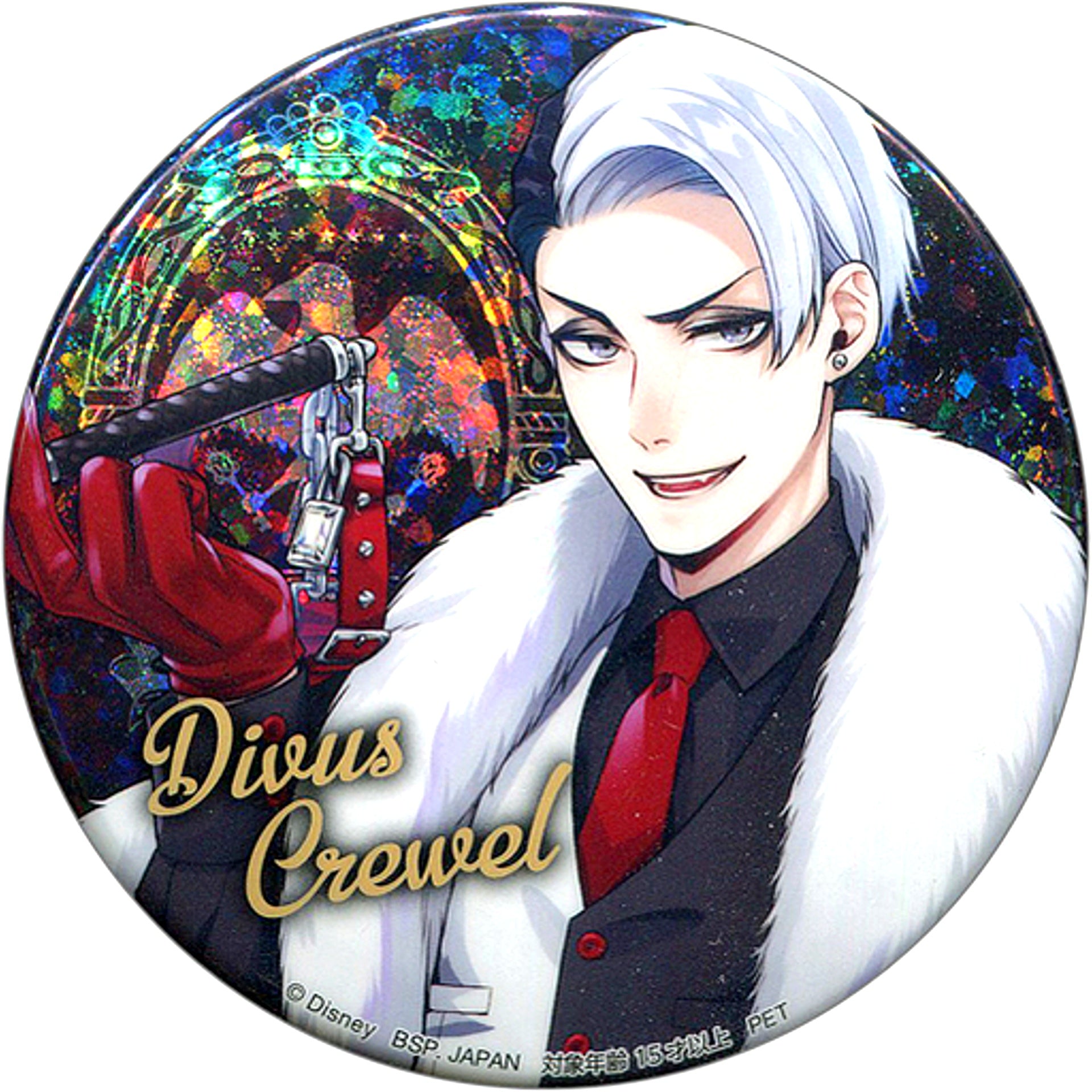 Divus Crewel Button Beginning of Story Vol. 1 Disney Twisted Wonderland Namco Limited [USED]