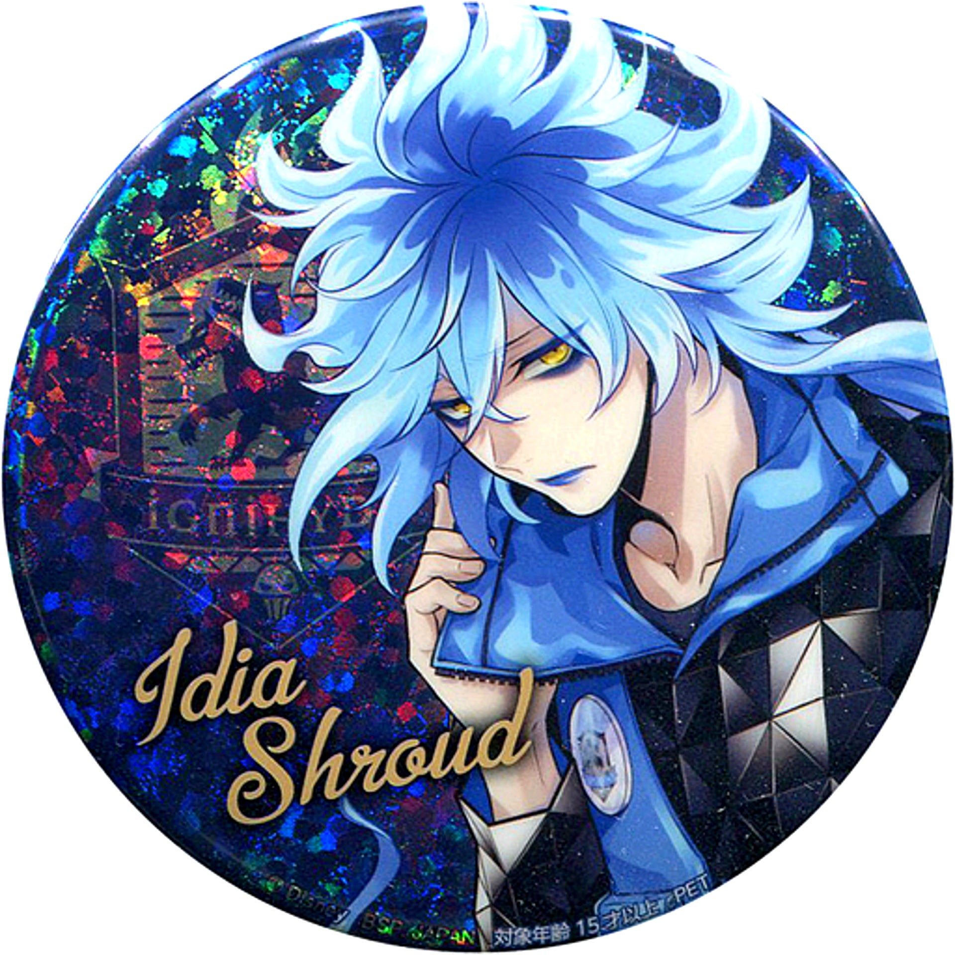 Idia Shroud Button Beginning of Story Vol. 2 Disney Twisted Wonderland Namco Limited [USED]
