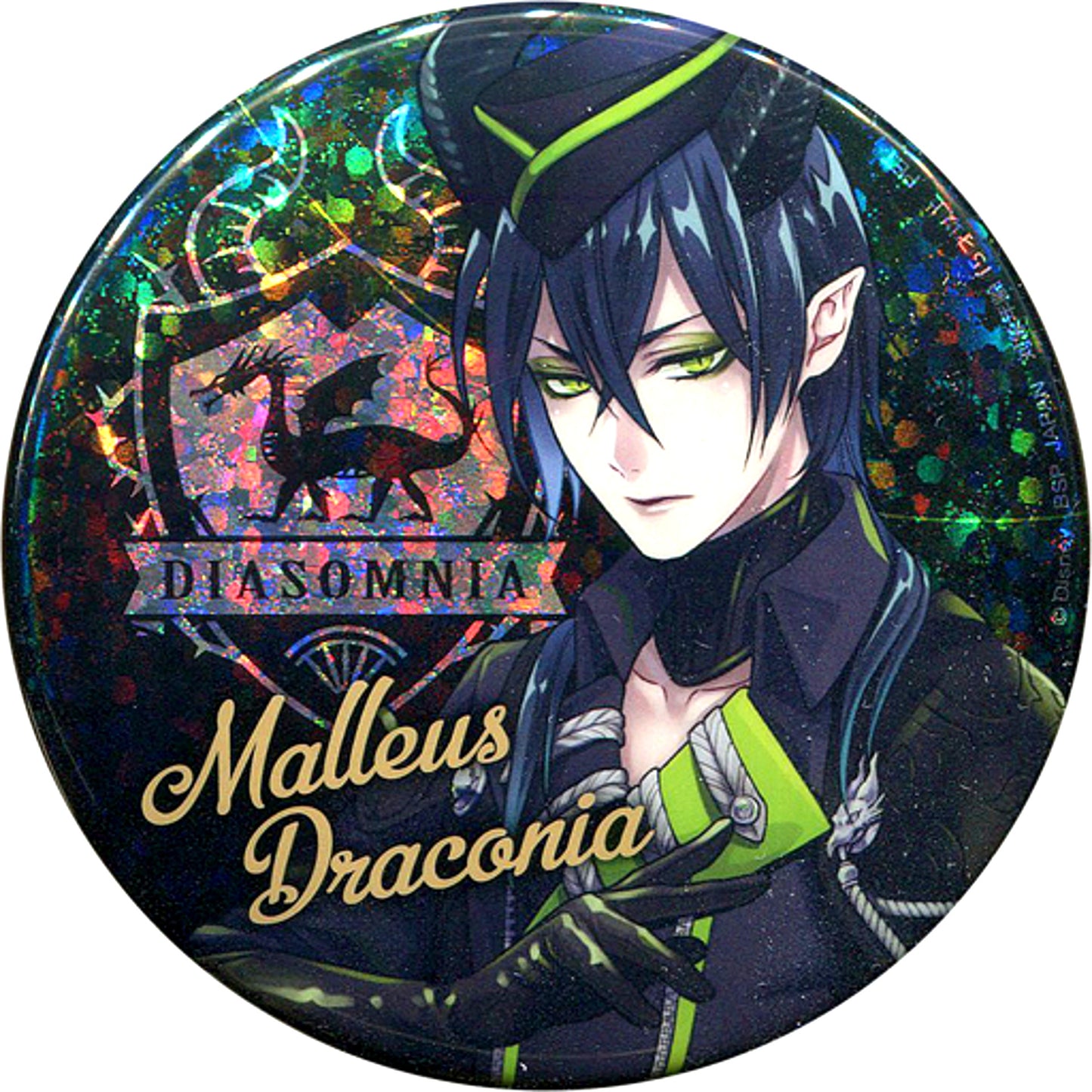 Malleus Draconia Disney Twisted-Wonderland Button The Beginning of the Story Vol.2 Namco Limited [USED]