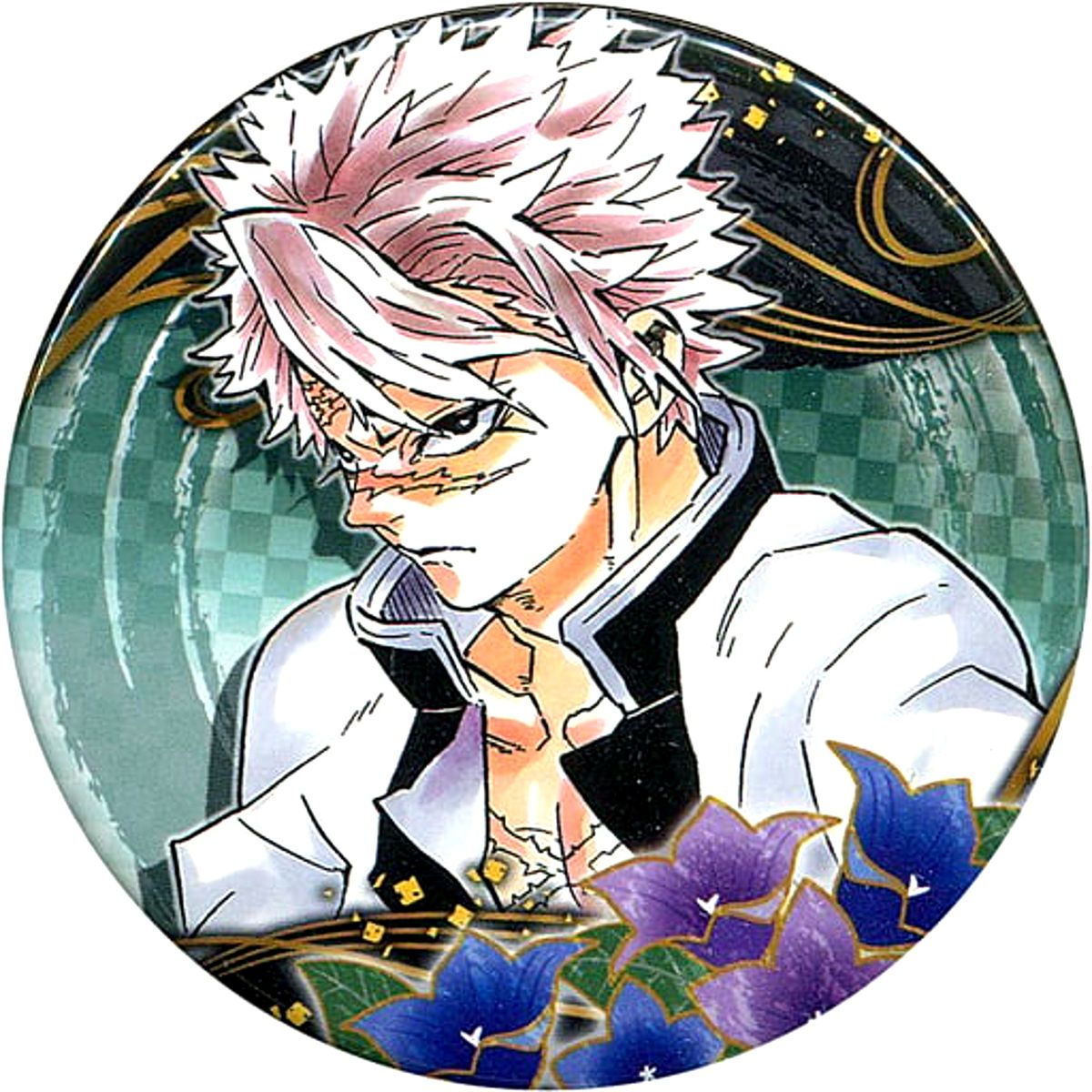 Sanemi Shinazugawa Demon Slayer: Kimetsu no Yaiba Collection Button 4th Series [USED]