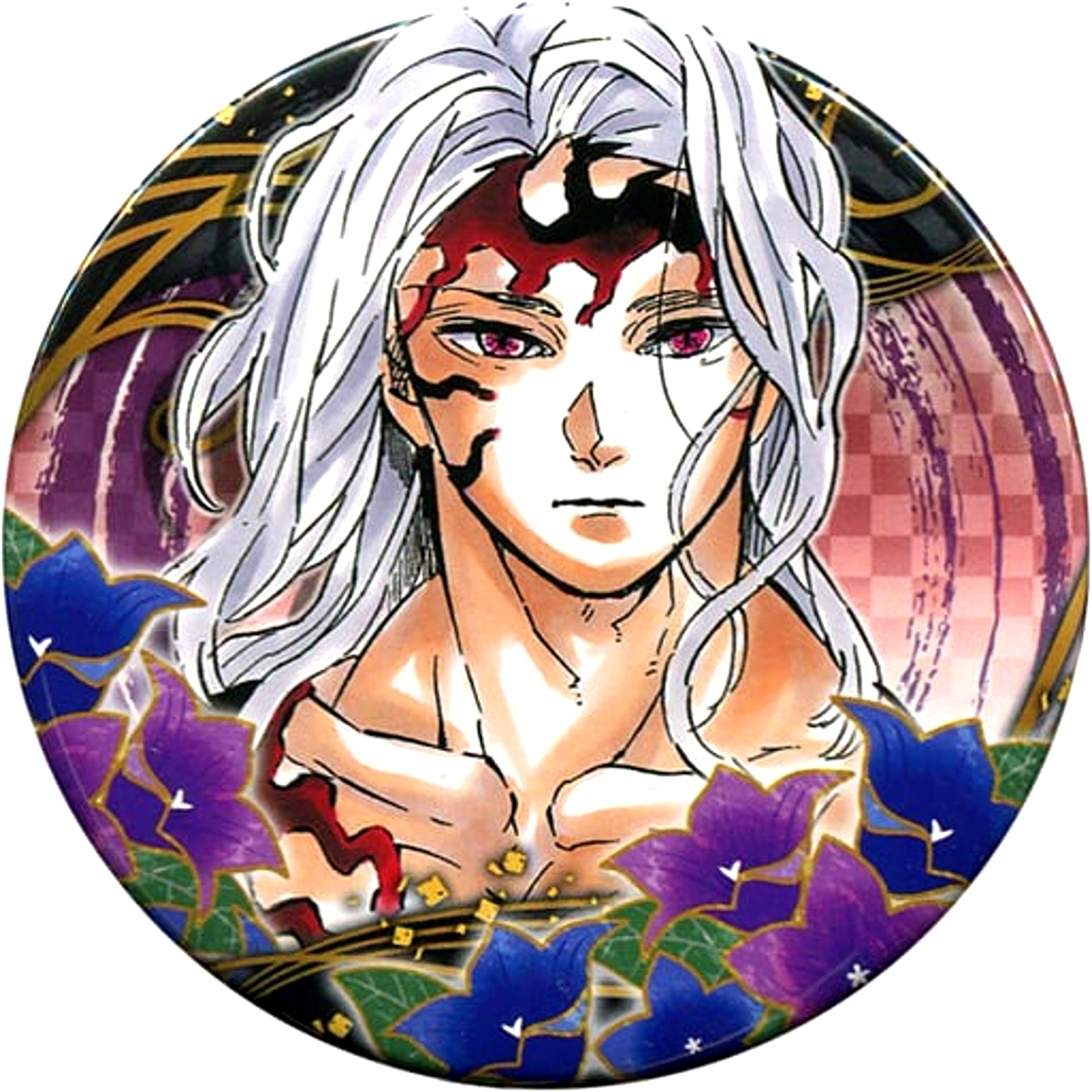 Muzan Kibutsuji Demon Slayer Kimetsu no Yaiba Collection Button Vol.4 [USED]