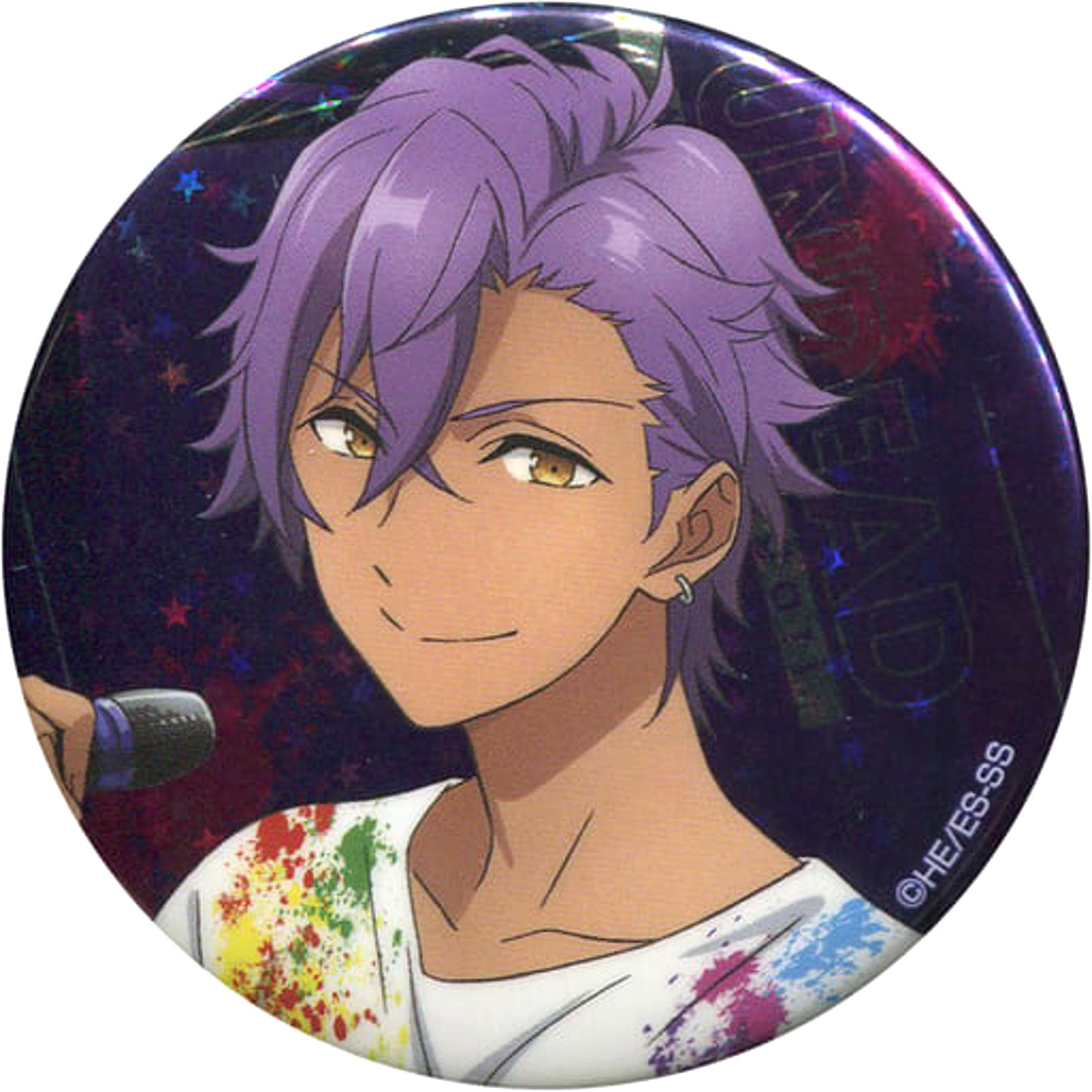 Adonis Otogari Ensemble Stars! Starry Stage 3rd Hologram Button [USED]