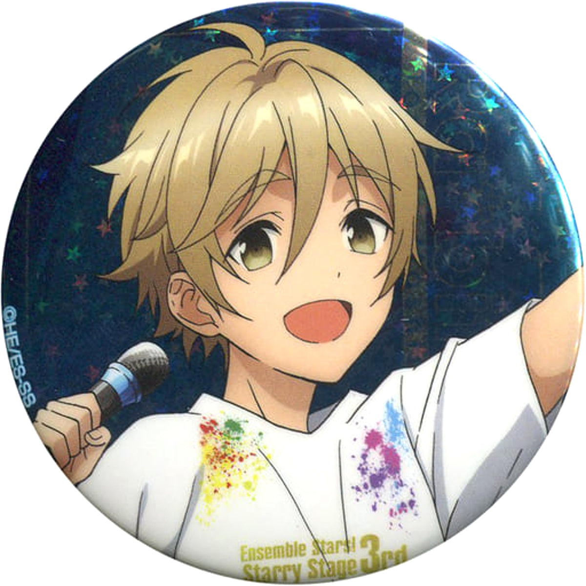 Ensemble Stars! Tomoya Mashiro Ensemble Stars! Hologram Can Badge Starry Stage 3rd Limited Buttons [USED]