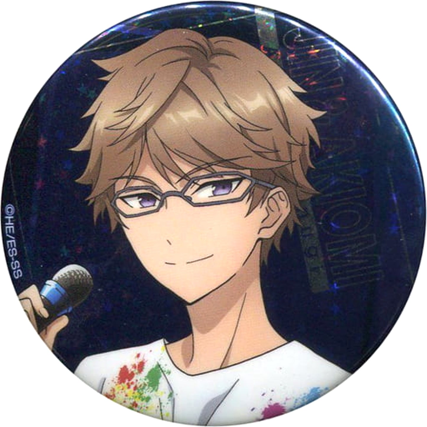 Ensemble Stars! Akiomi Kunugi Ensemble Stars! Hologram Can Badge Starry Stage 3rd Limited Buttons [USED]