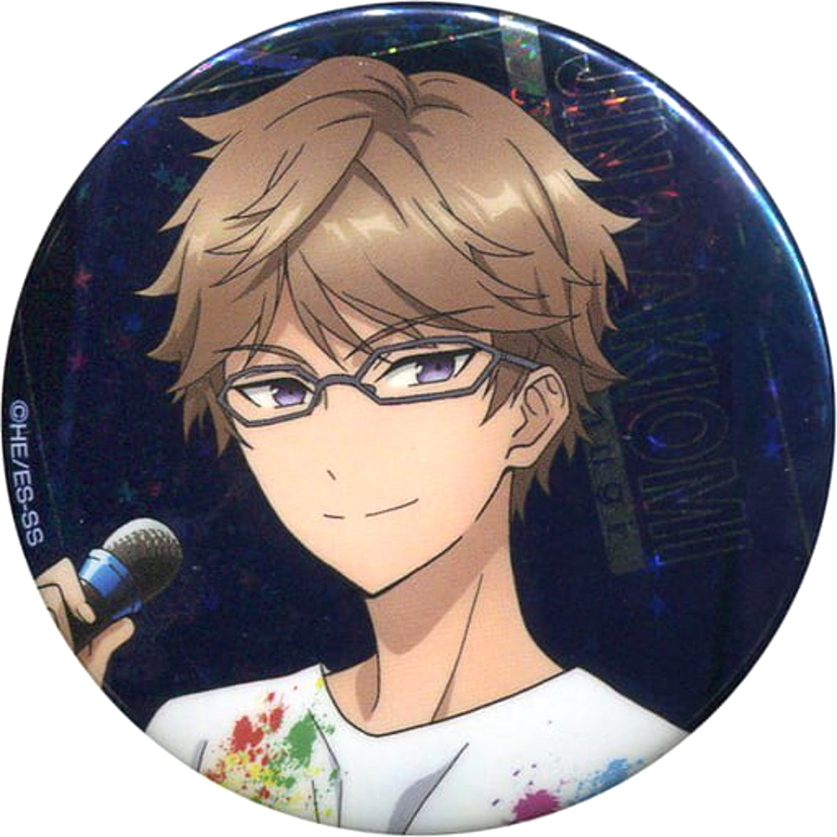 Ensemble Stars! Akiomi Kunugi Ensemble Stars! Hologram Can Badge Starry Stage 3rd Limited Buttons [USED]