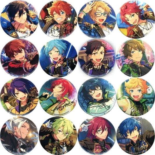 Ensemble Stars!! Hokuto Hidaka & Others Portrait Sign Can Badge A All 16 Types Set Buttons [USED]