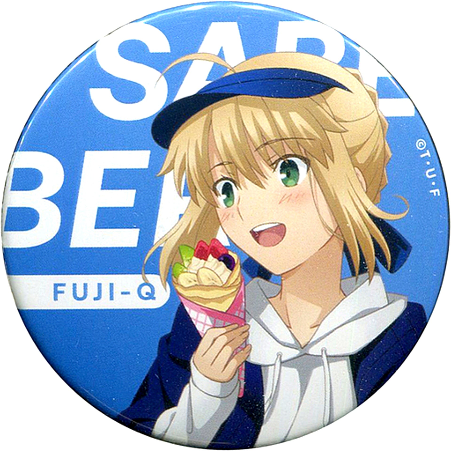 Saber Fate/stay night Heaven's Feel Button Life-size Ver. Fuji-Q Highland [USED]