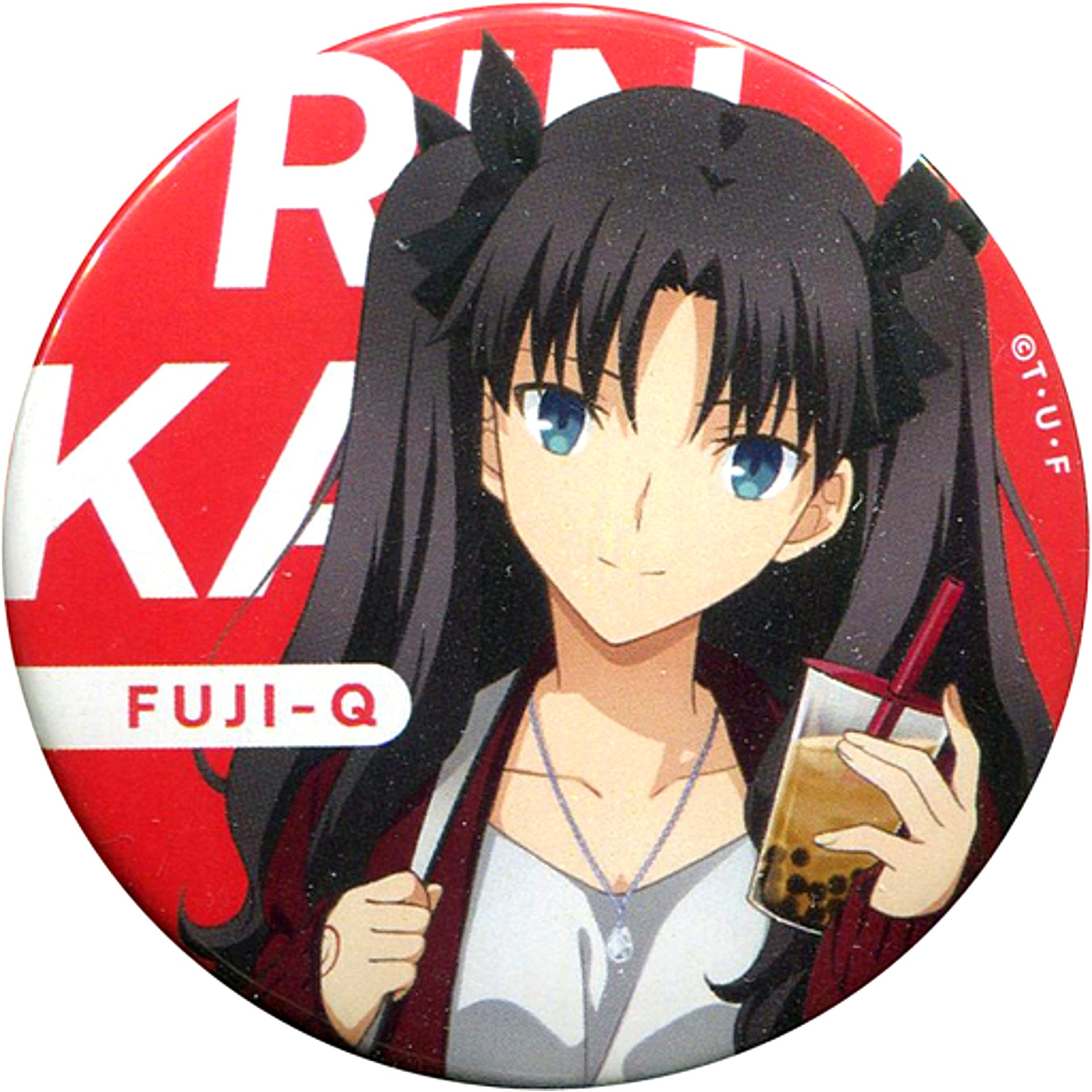 Rin Tohsaka Fate/stay night Heaven's Feel Movie x Fuji-Q Highland Button Life-Size Ver. [USED]