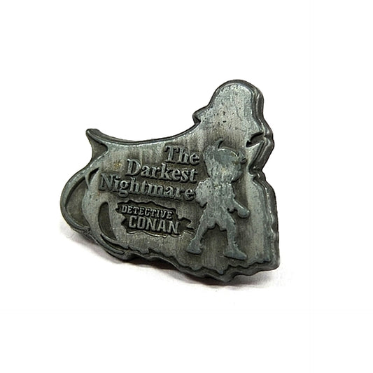 Gin and Conan Edogawa Pin Button Movie Detective Conan The Darkest Nightmare Theater Goods [USED]