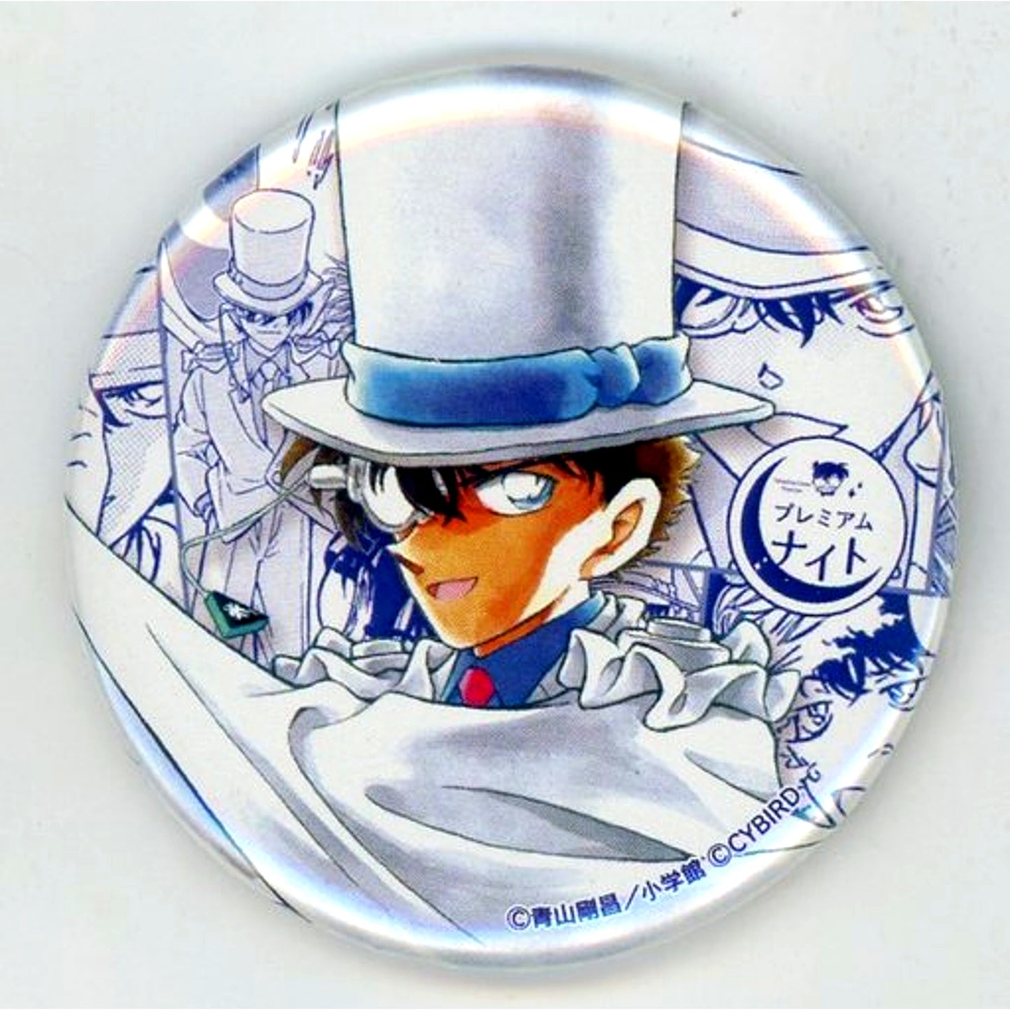 Kaito Kid Detective Conan 2nd Premium Night Button Premium Club Member Limited [USED]