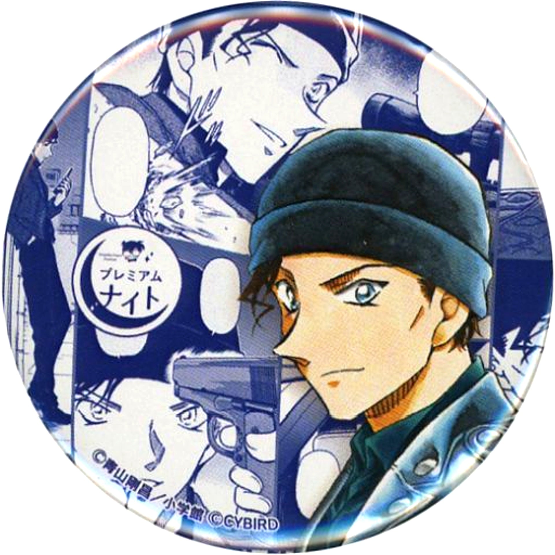 Shuichi Akai Detective Conan Button 2nd Premium Night Premium Club Member Ltd [USED]