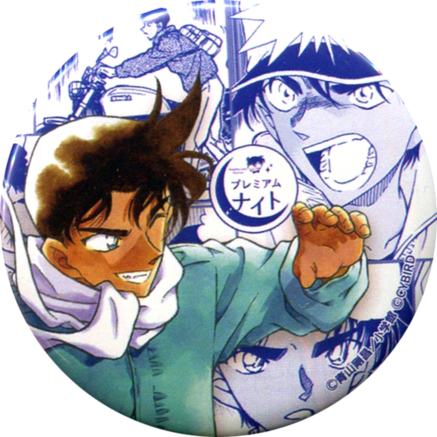 Heiji Hattori Detective Conan 2nd Premium Night Button Premium Club Member Ltd [USED]