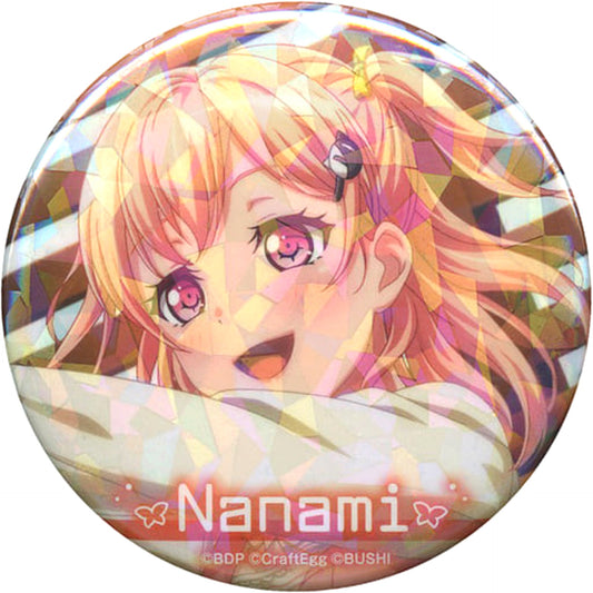 Bang Dream! Girls Band Party! Nanami Hiromachi Trading Can Badge Hologram Ver. Buttons [USED]