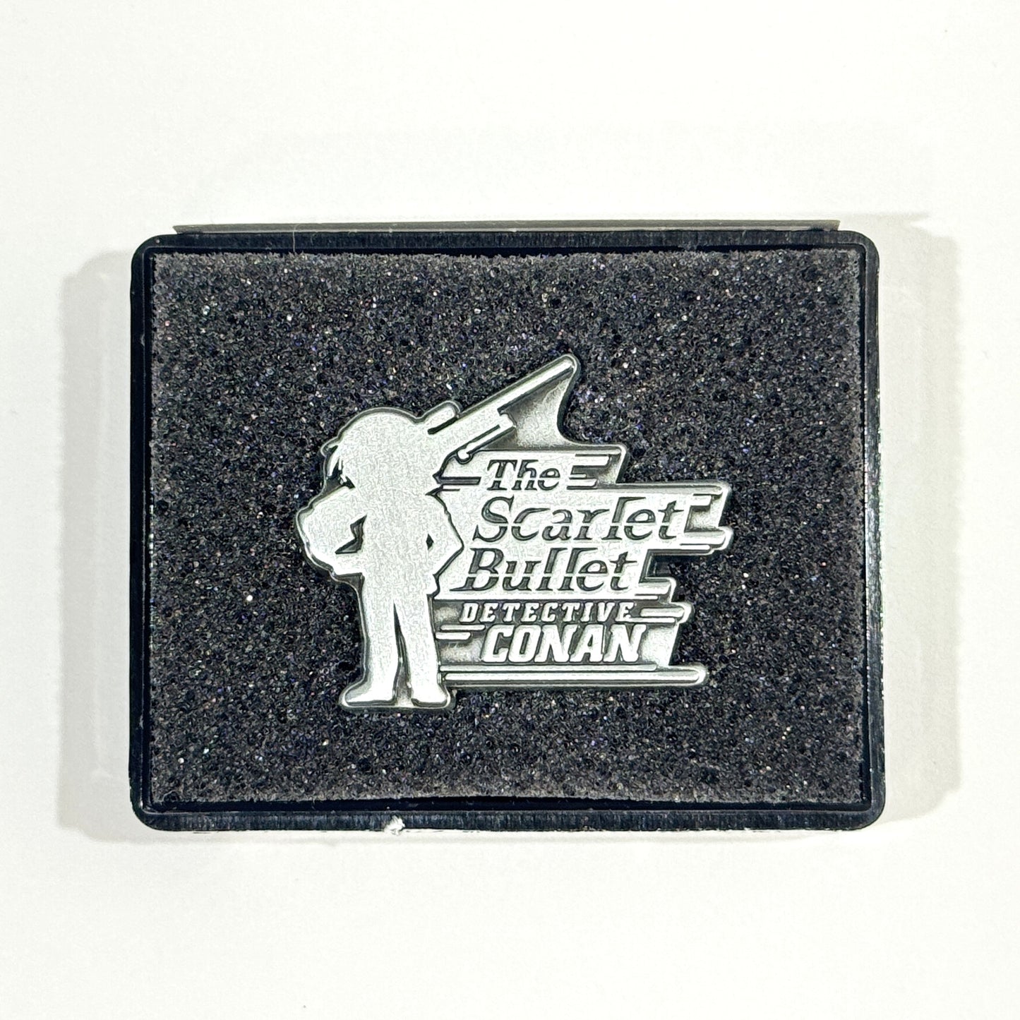 Conan Edogawa Detective Conan Pin Button The Scarlet Bullet Movie [USED]