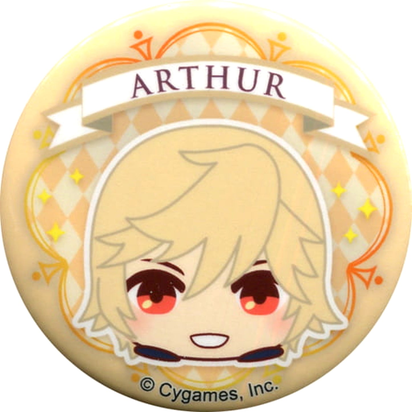 Granblue Fantasy Arthur Mochikororin Can Badge Buttons [USED]