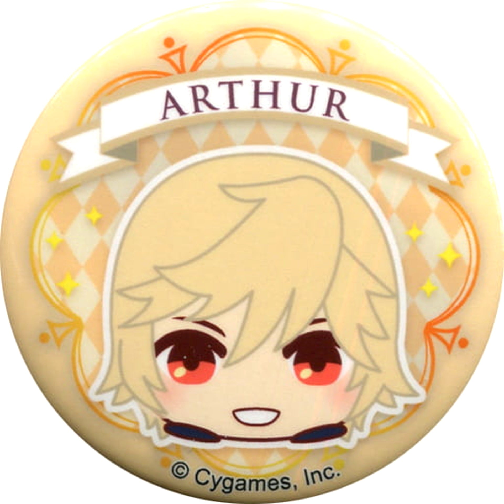 Granblue Fantasy Arthur Mochikororin Can Badge Buttons [USED]
