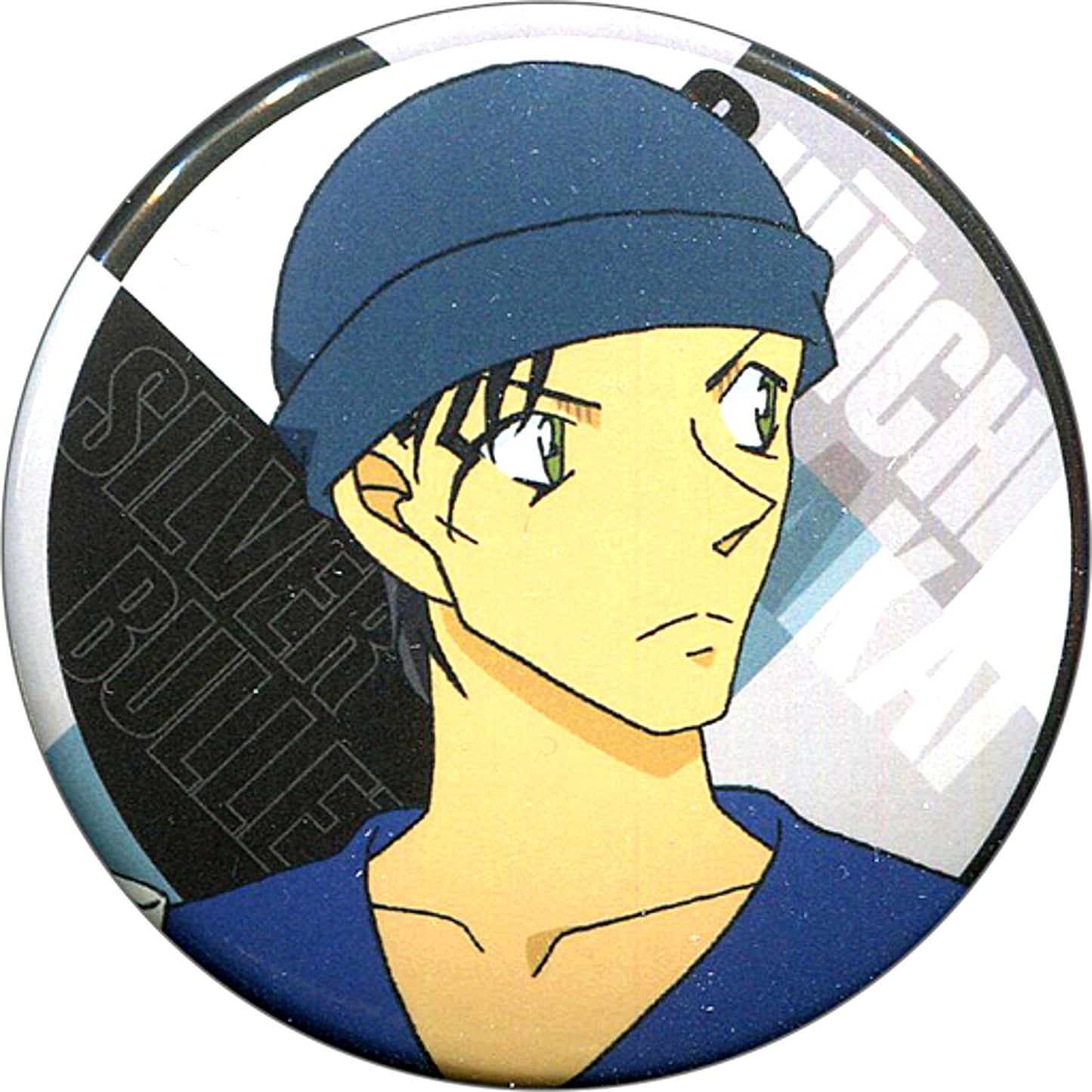 Shuichi Akai Shirt Detective Conan Character Button Collection Full of Akai [USED]