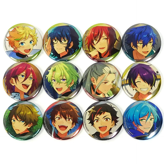 Chiaki Morisawa & Others Ensemble Stars!! All 12 Types Set Chara Badge Collection New Shot!! Ver.B [USED]