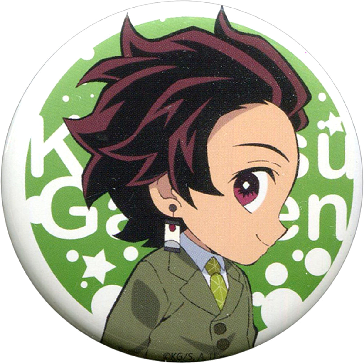 Tanjiro Kamado Demon Slayer Kimetsu Academy Story Illustration SD Random Button AnimeJapan 2020 Goods [USED]