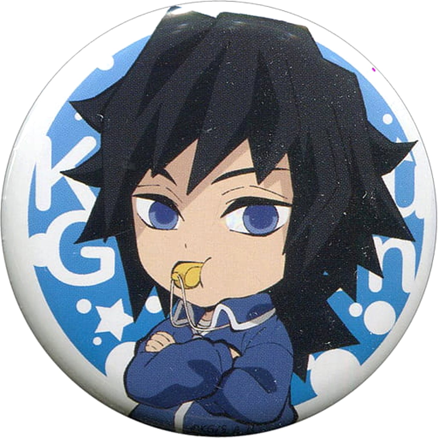 Giyu Tomiokau Junior High and High School!! Kimetsu Academy Story Newly Drawn SD Random Button Anime Japan 2020 Limited [USED]