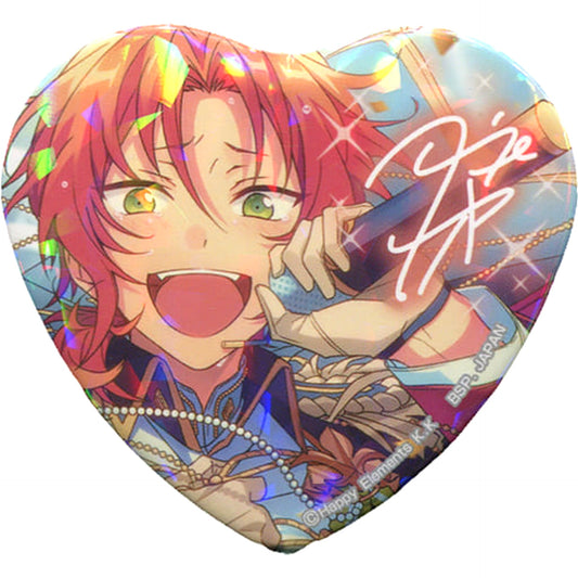 Leo Tsukinaga Ensemble Stars! TORUPAKA! Heart Shaped Button Vol.7 Ver.B [USED]