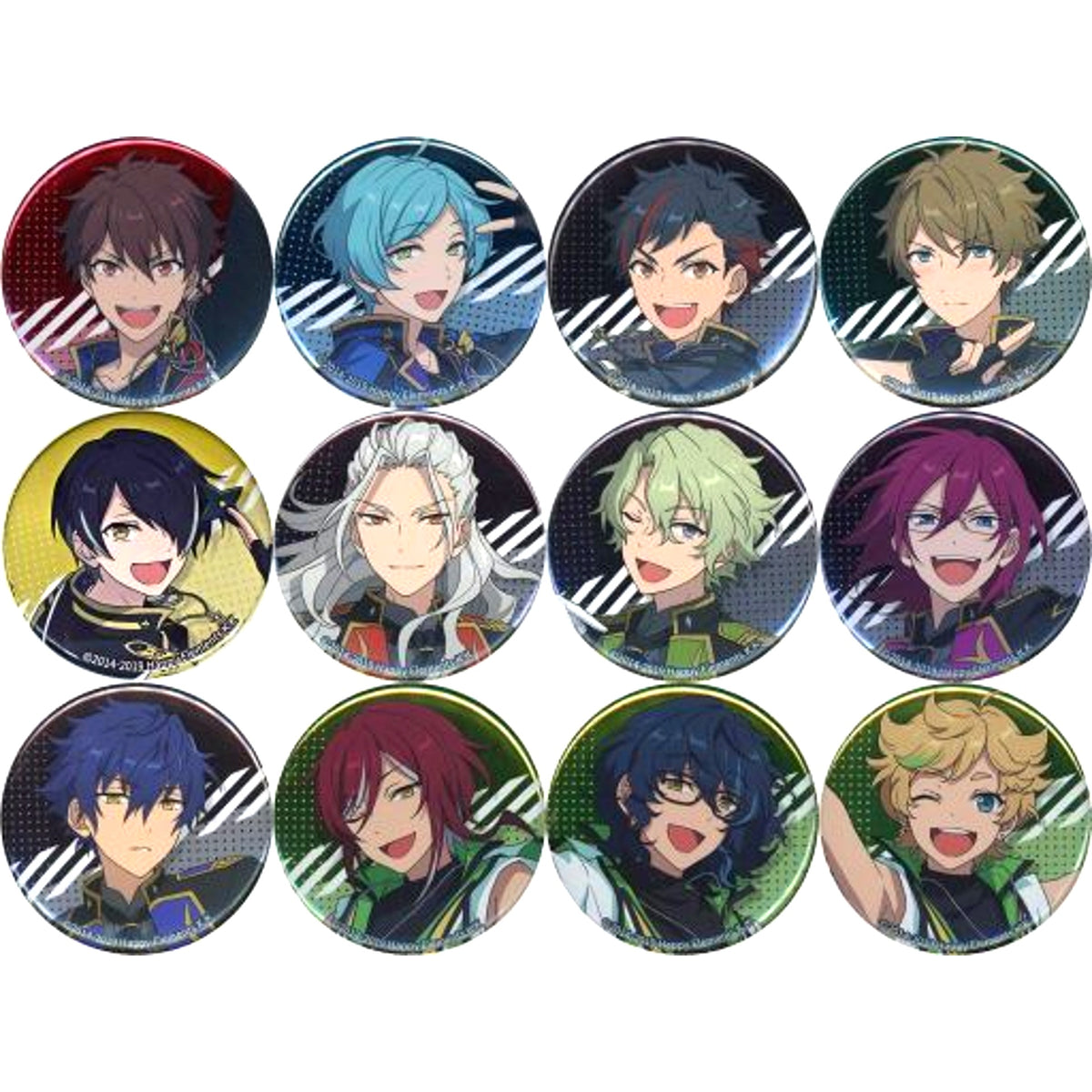 Set of 12 Ensemble Stars!! Character Button Collection B [USED]