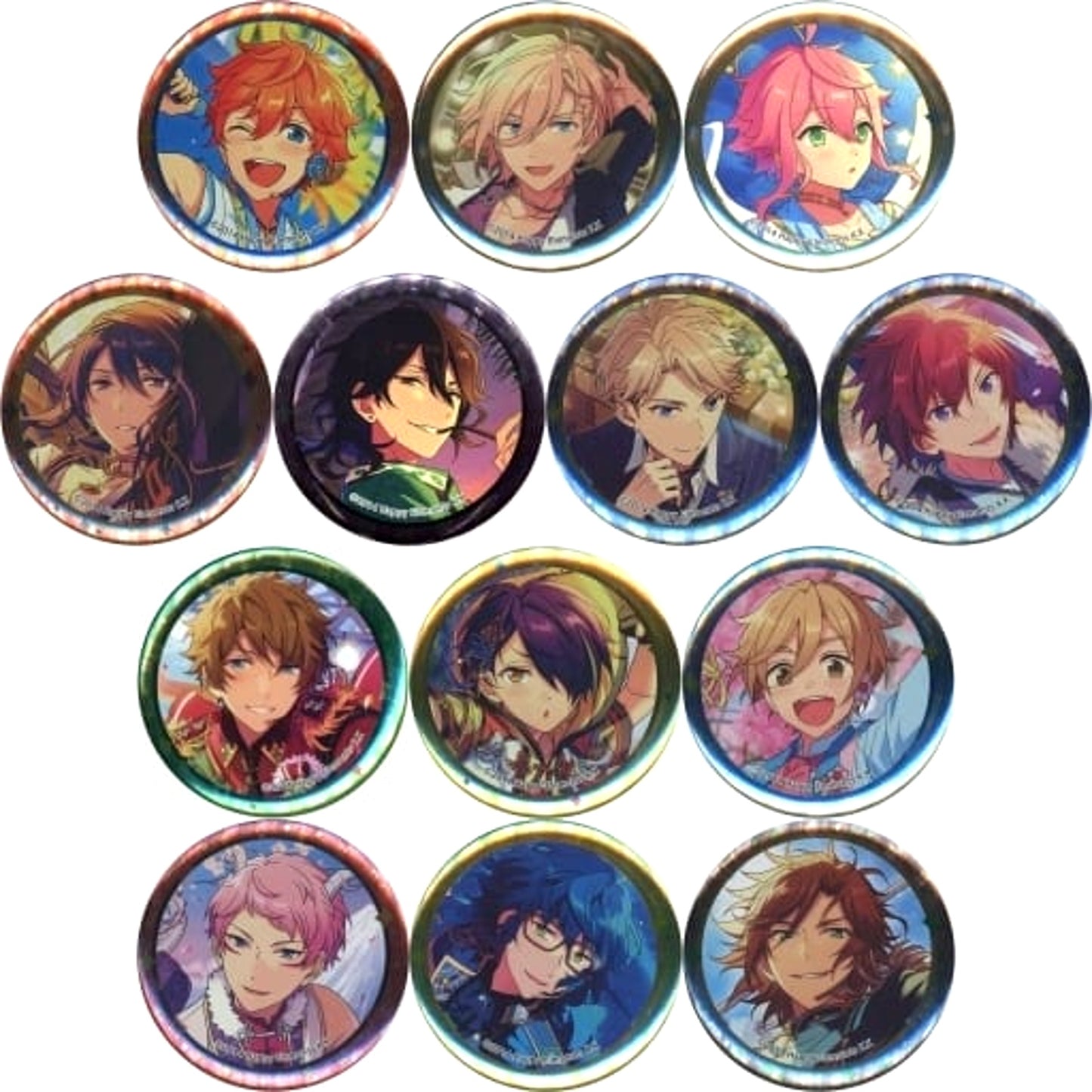 Rei Sakuma & Others Ensemble Stars! All 13 Types Set Chara Badge Collection Idol Special Days Vol.8 A [USED]