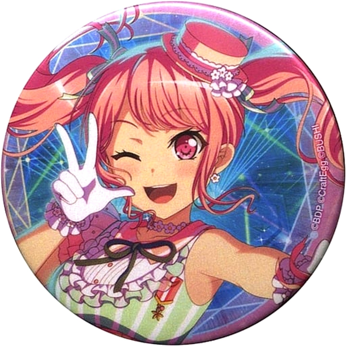 BanG Dream! Aya Maruyama Commemorative Trading Can Badge Special Live Girls Band Party! 2020 Limited Buttons [USED]