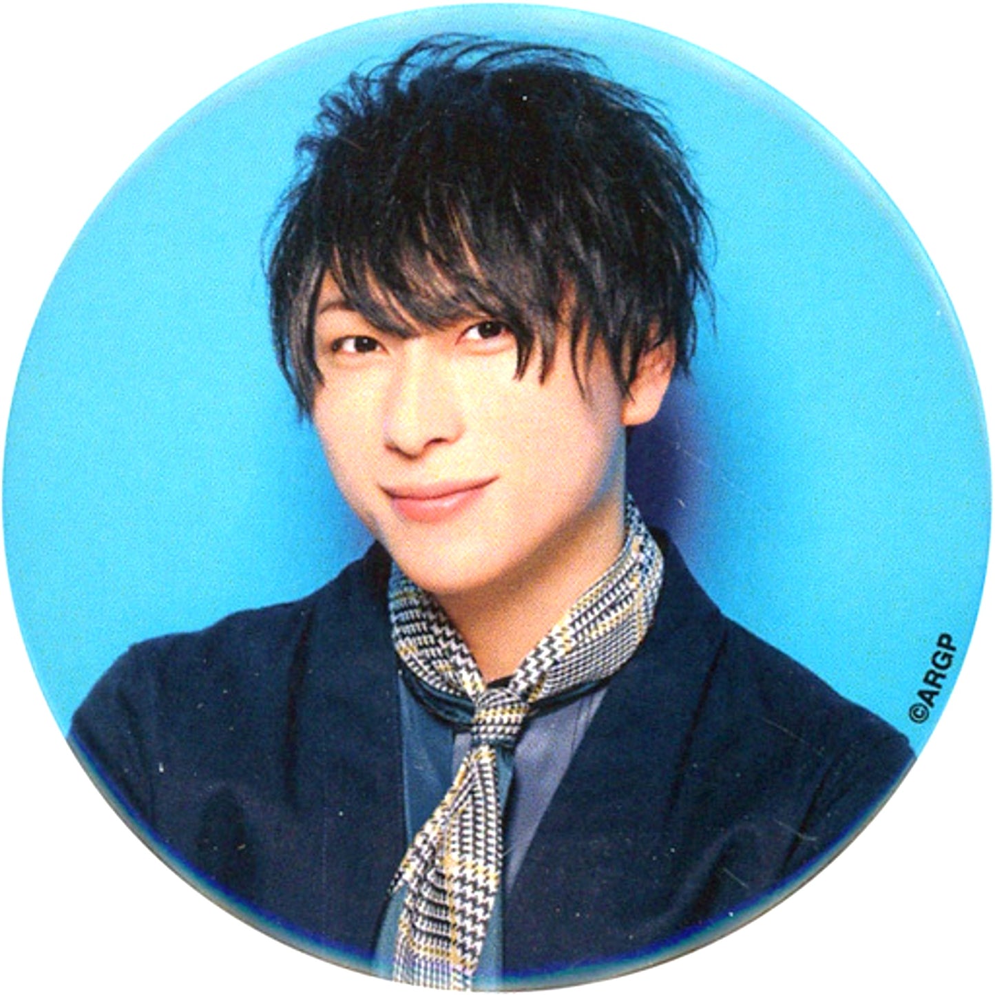 Shuta Morishima Rio Kikyo Background Blue BanG Dream! ARGONAVIS 3rd LIVE CROSSING Trading Artist Button [USED]