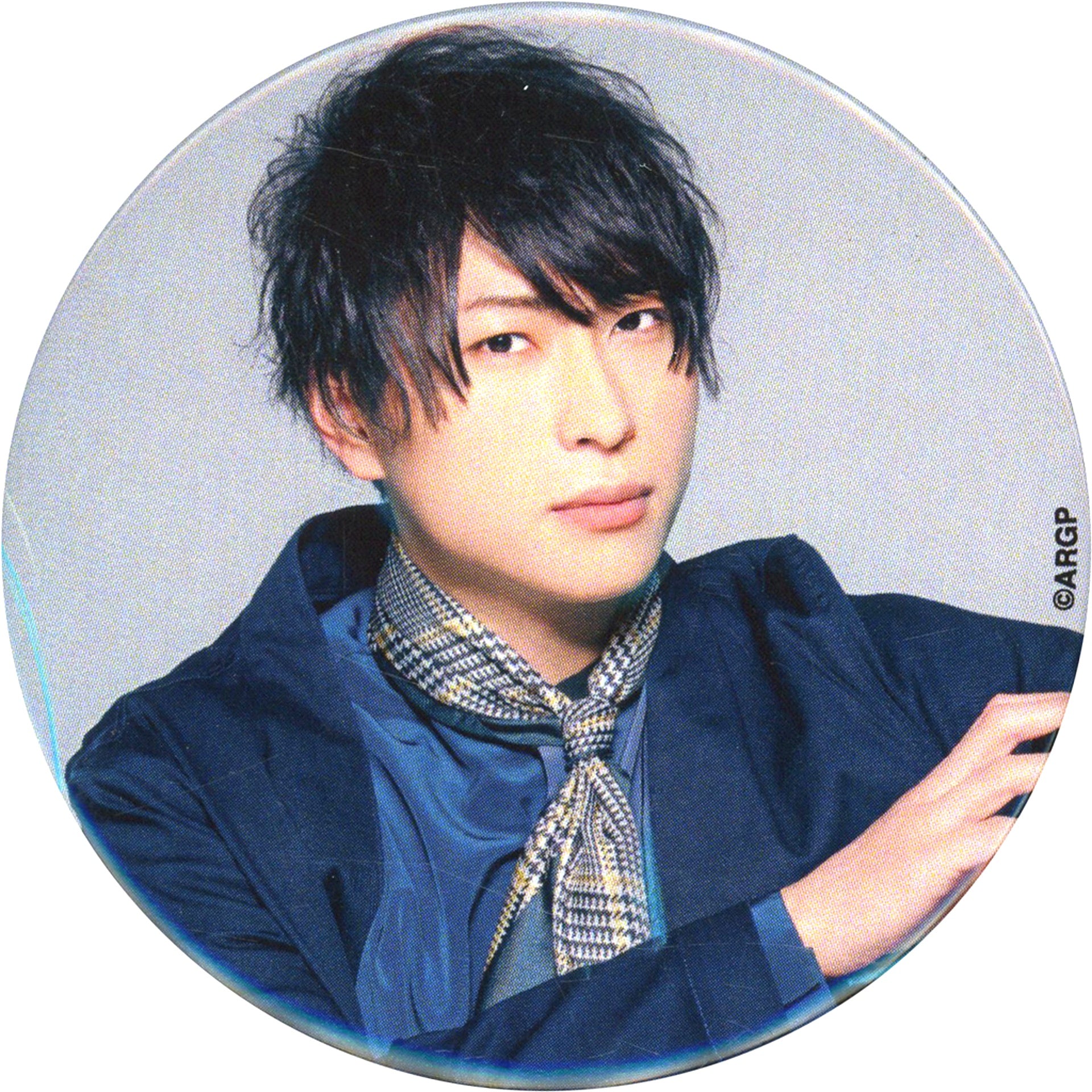 Shuta Morishima Rio Kikyo Background Gray BanG Dream! ARGONAVIS 3rd LIVE CROSSING Trading Artist Button [USED]